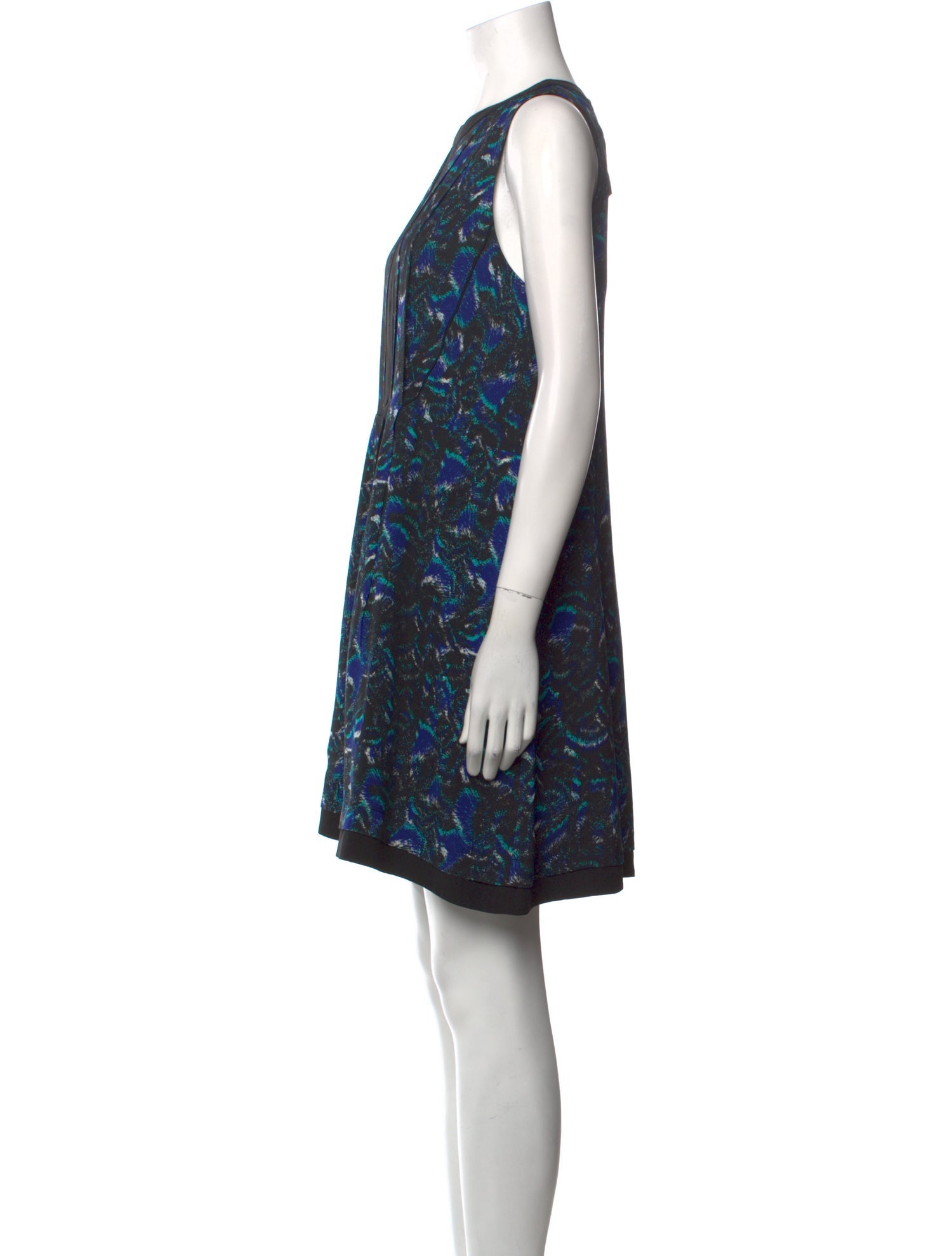 Robe Cocktail Proenza Schouler Soie Jaquardée Noire à Pois - Taille 8, Neuve Sans étiquette