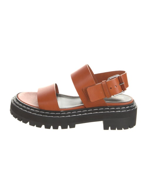 Proenza Schouler Leather Slingback Sandals