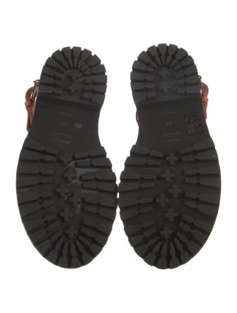 Proenza Schouler Leather Slingback Sandals