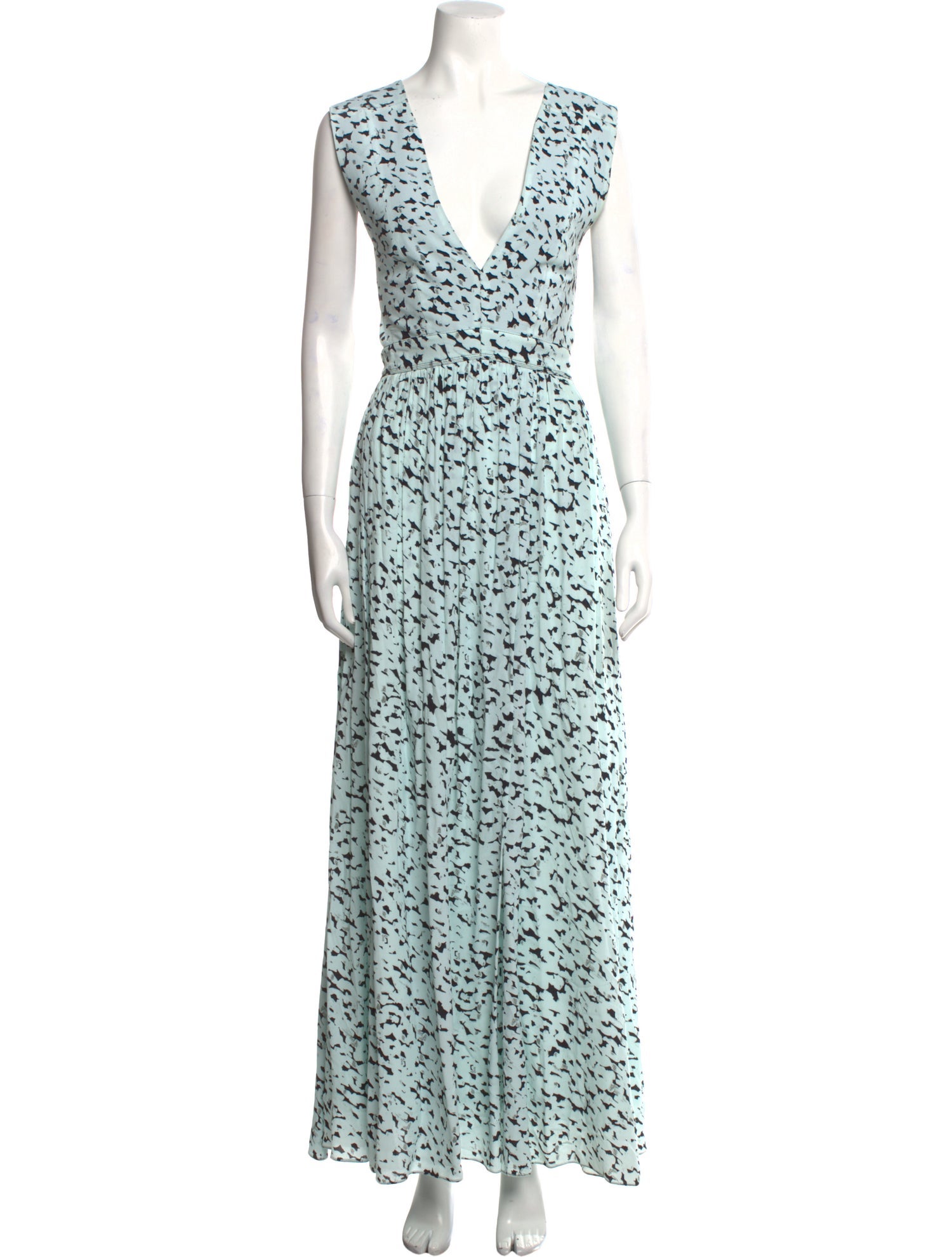 Proenza Schouler Floral Print Long Dress