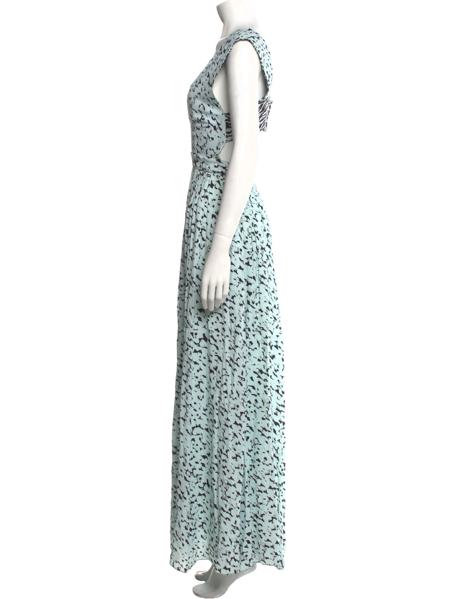 Proenza Schouler Floral Print Long Dress