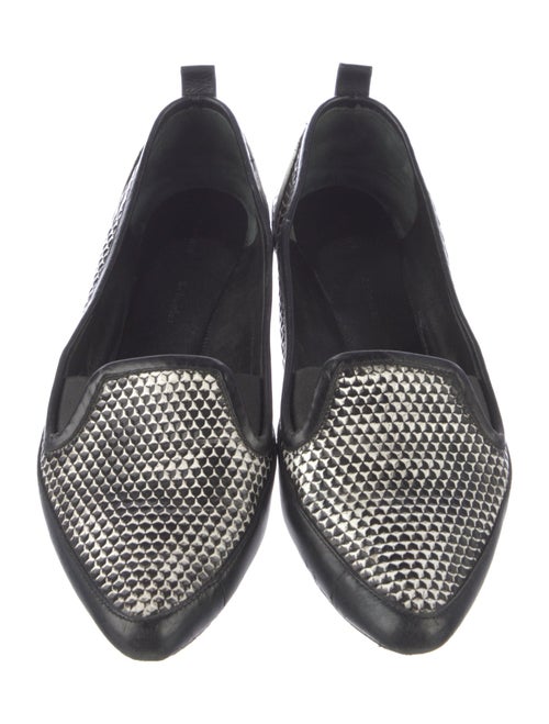 Proenza Schouler Leather Printed Loafers