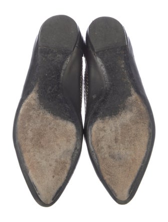 Proenza Schouler Leather Printed Loafers