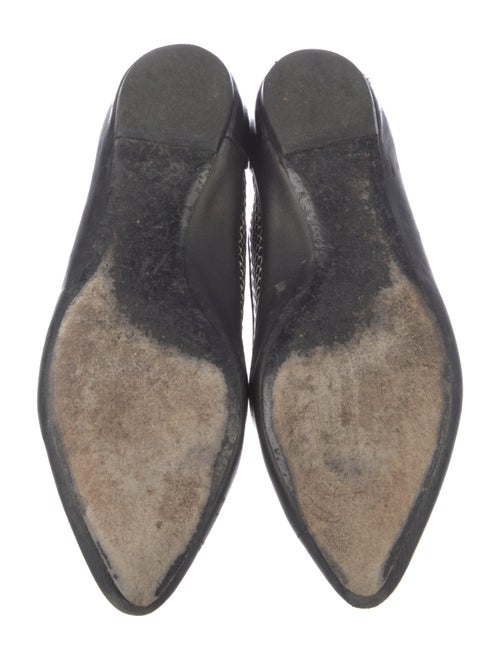 Proenza Schouler Leather Printed Loafers