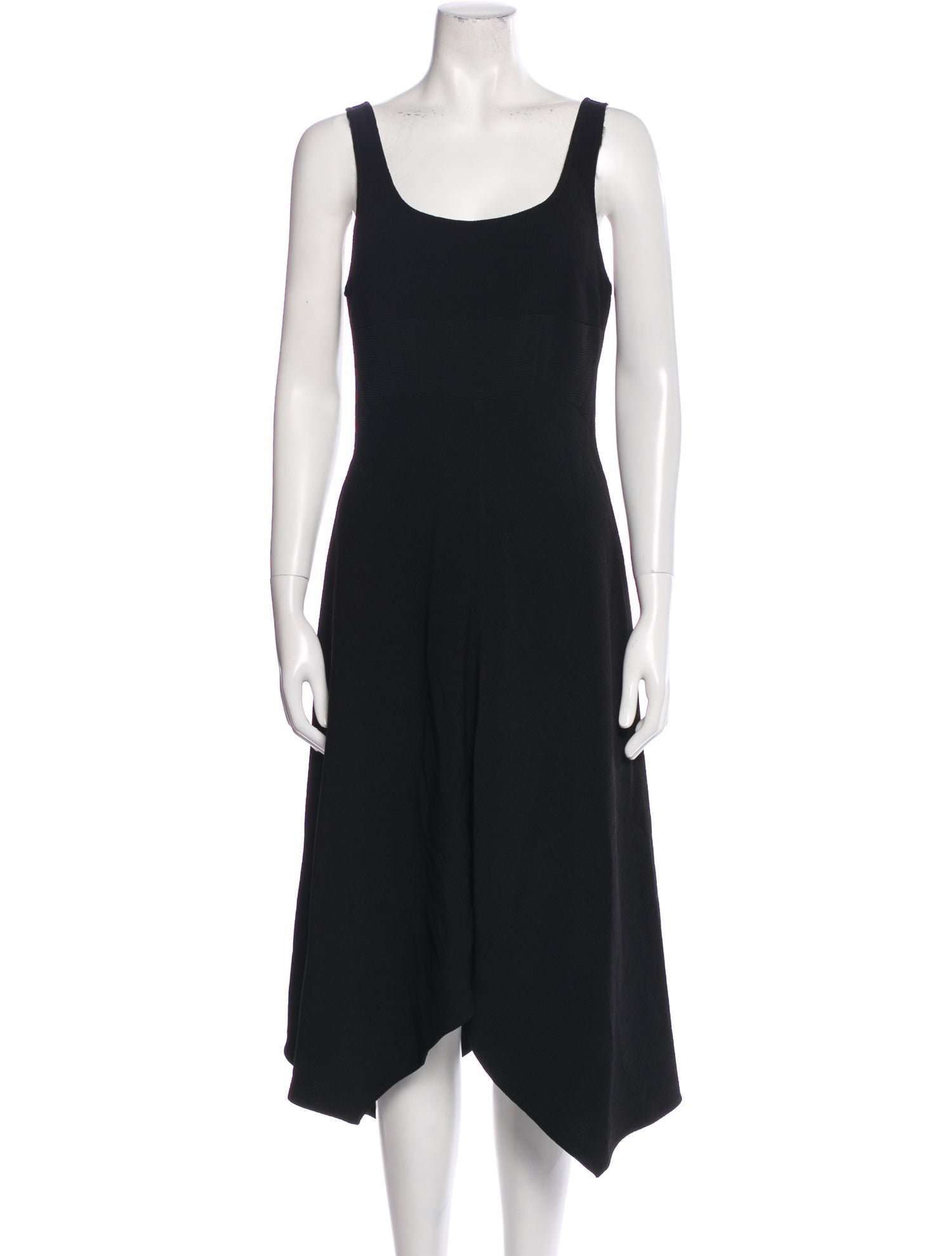 Proenza Schouler Scoop Neck Midi Length Dress