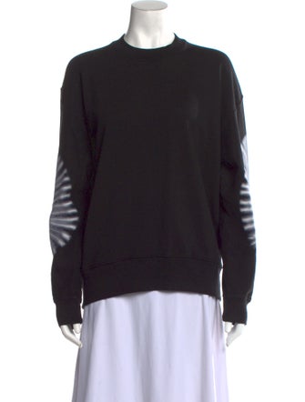 Proenza Schouler Tie-Dye Print Crew Neck Sweatshirt