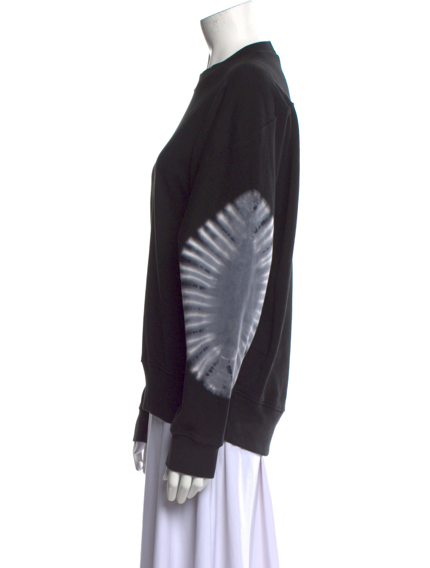 Proenza Schouler Tie-Dye Print Crew Neck Sweatshirt