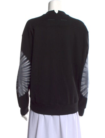 Proenza Schouler Tie-Dye Print Crew Neck Sweatshirt