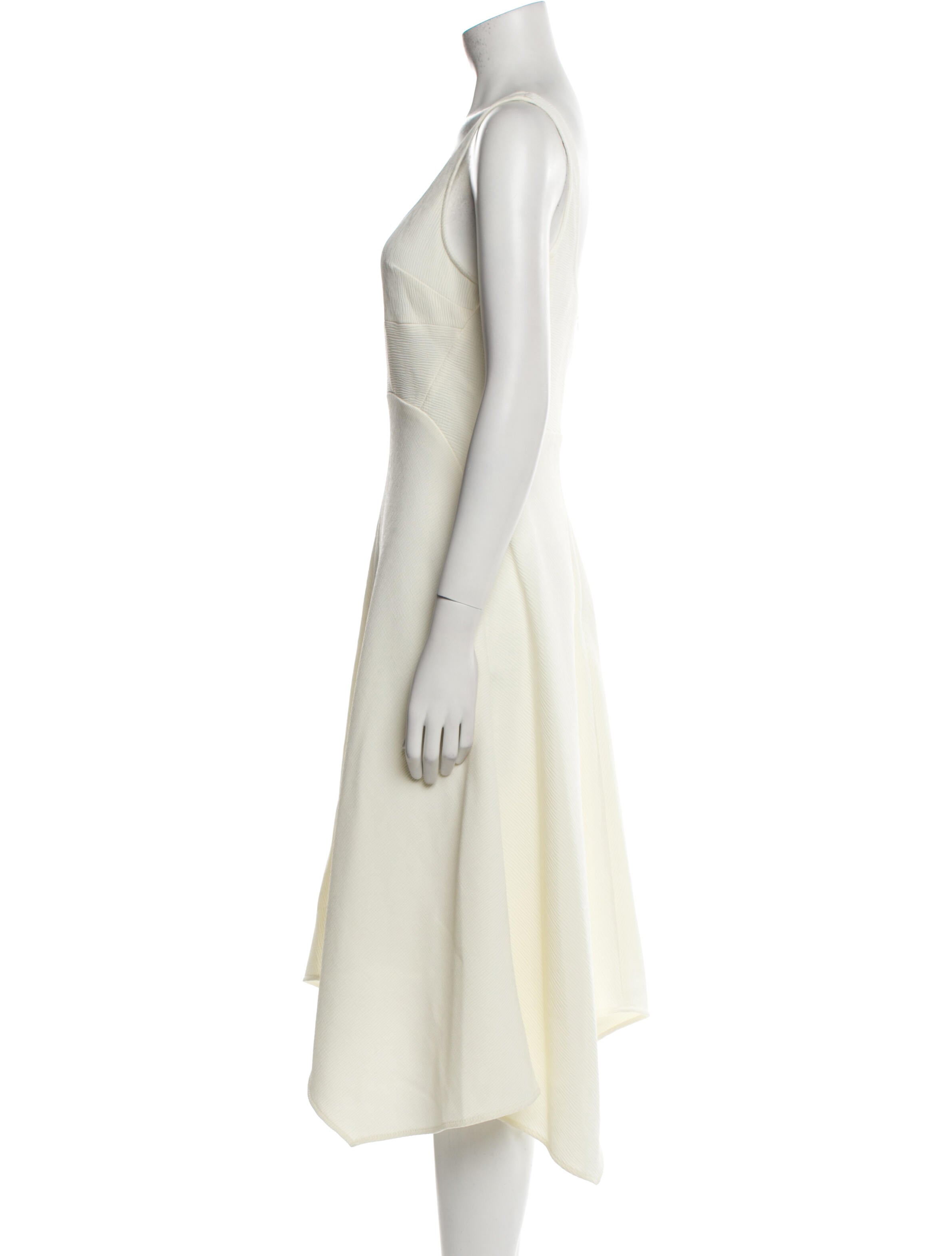 Proenza Schouler Scoop Neck Knee-Length Dress