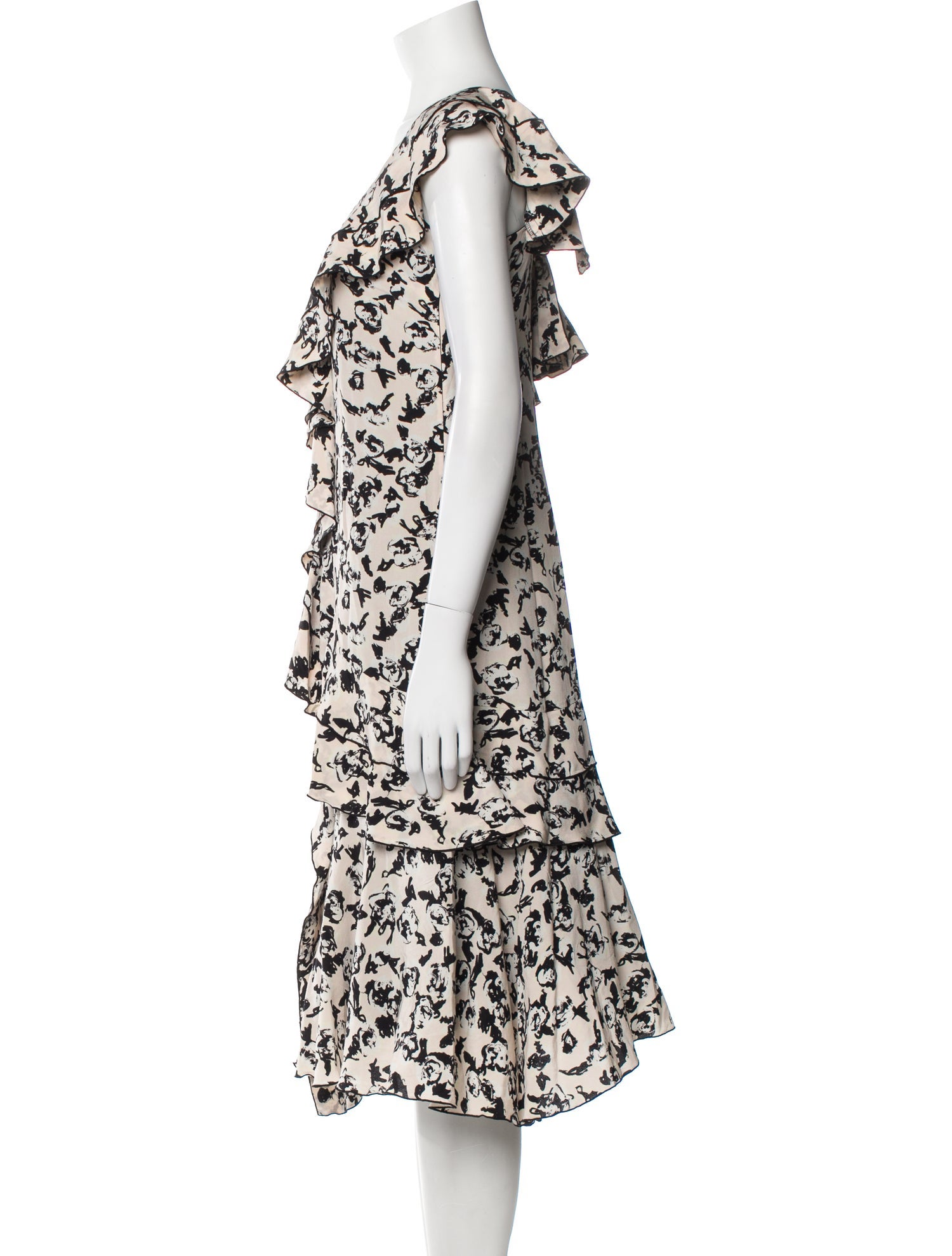 Proenza Schouler Silk Midi Length Dress