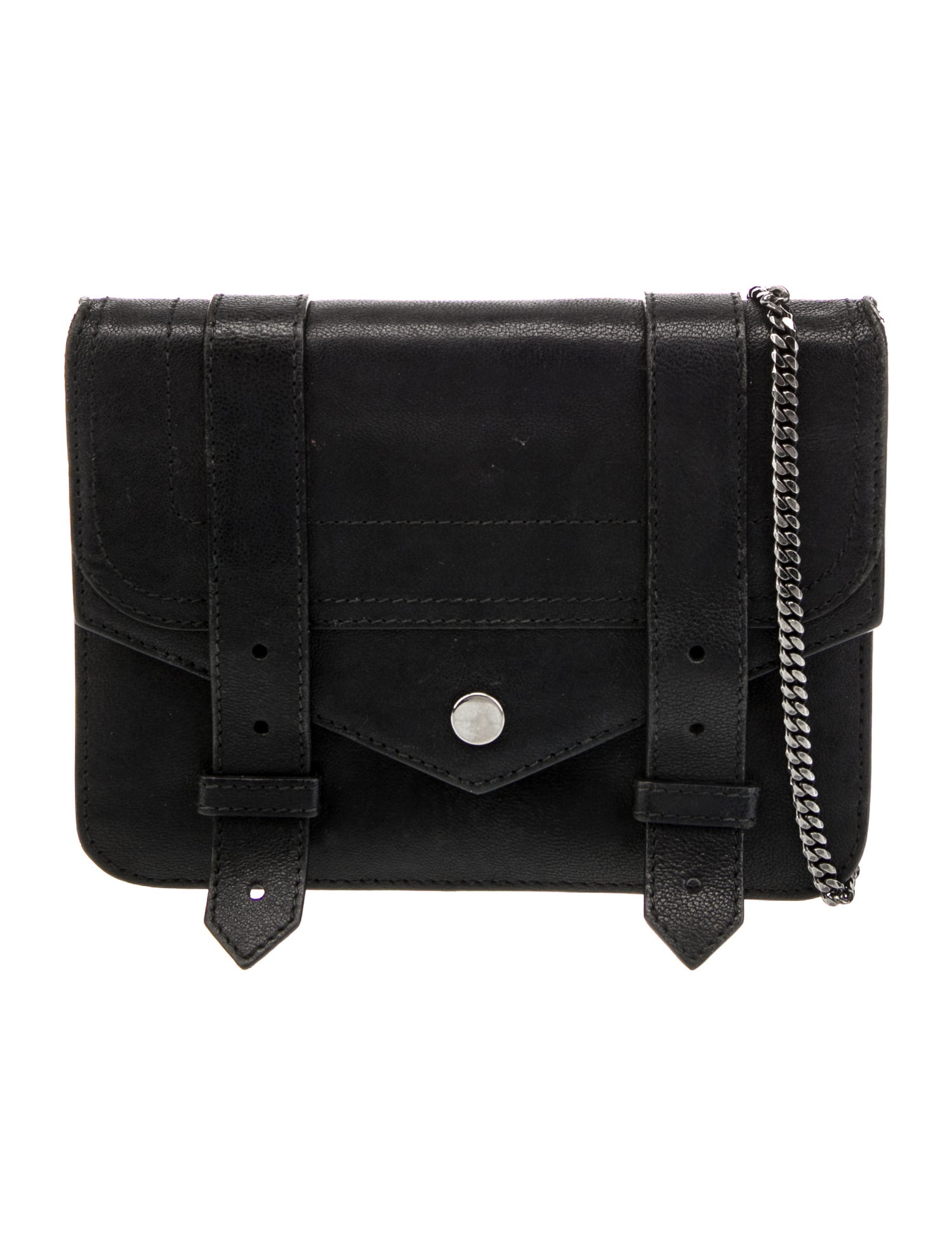 Proenza Schouler Leather Crossbody Bag Black Crossbody Bags, Handbags