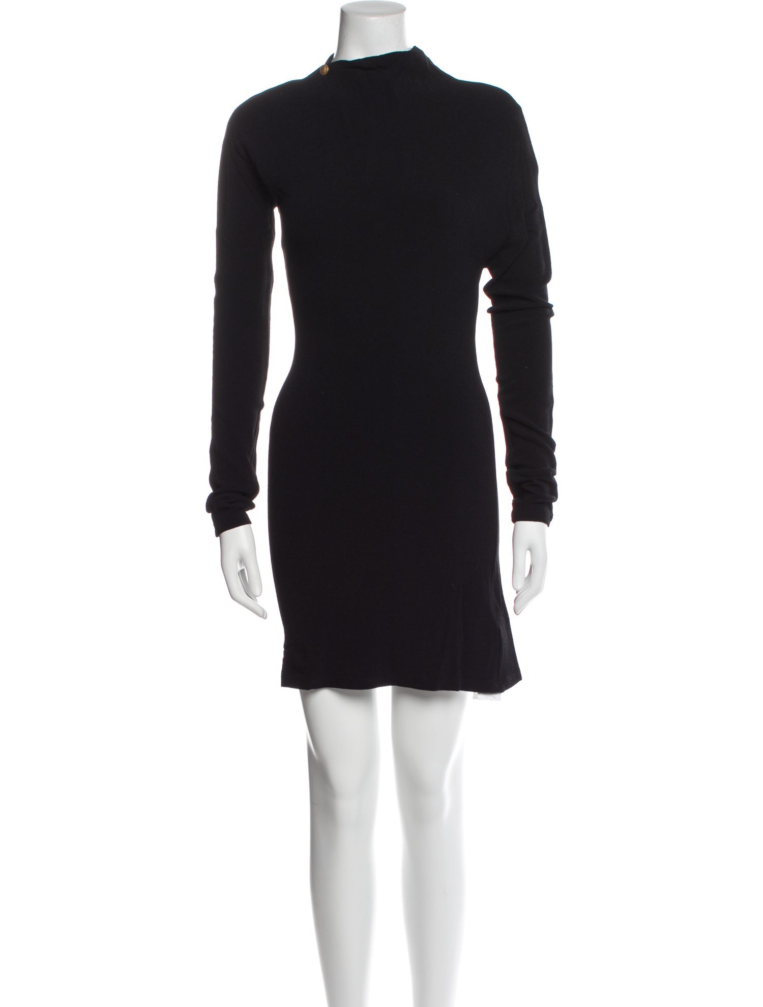 Proenza Schouler Mock Neck Mini Dress