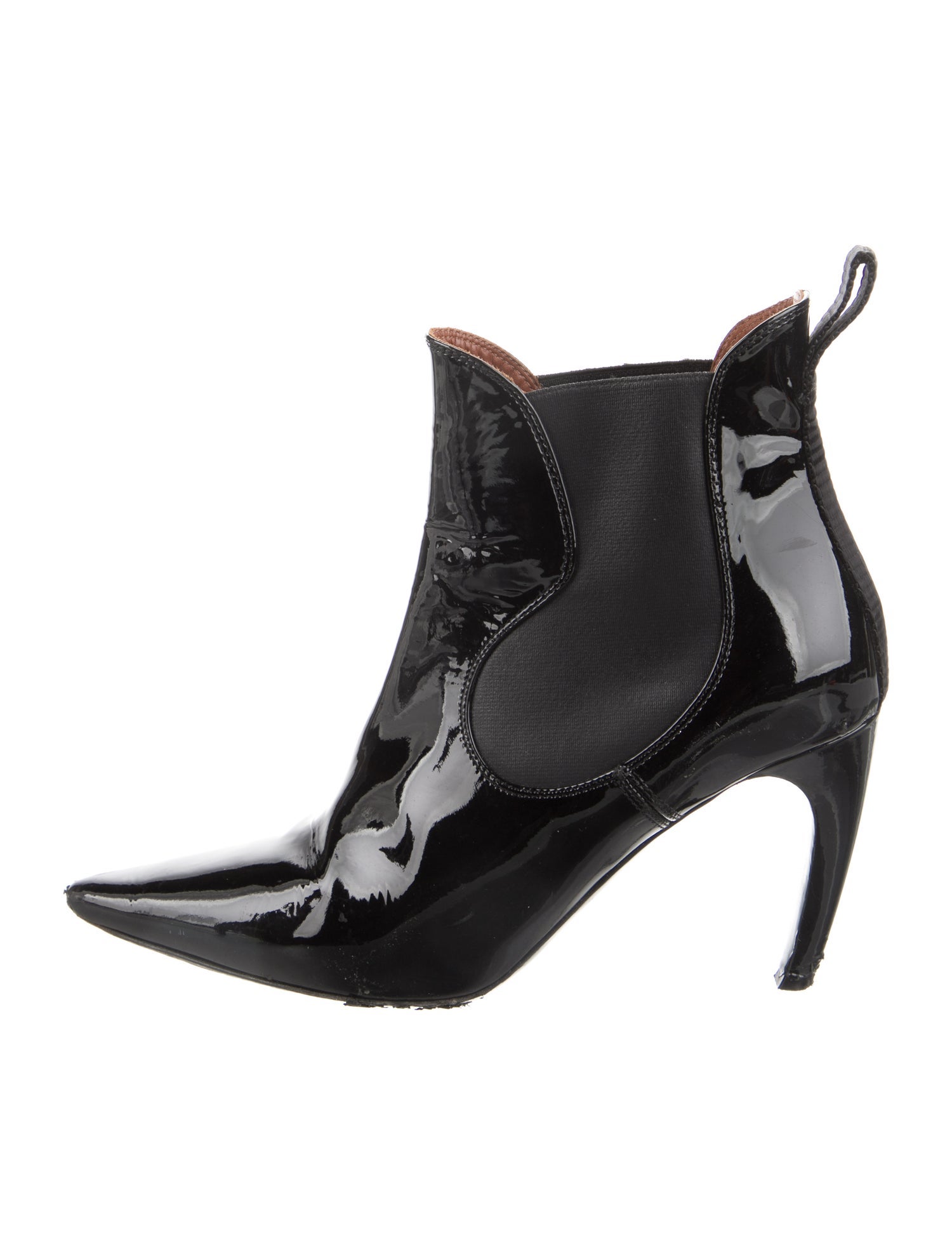 Proenza Schouler Patent Leather Chelsea Boots