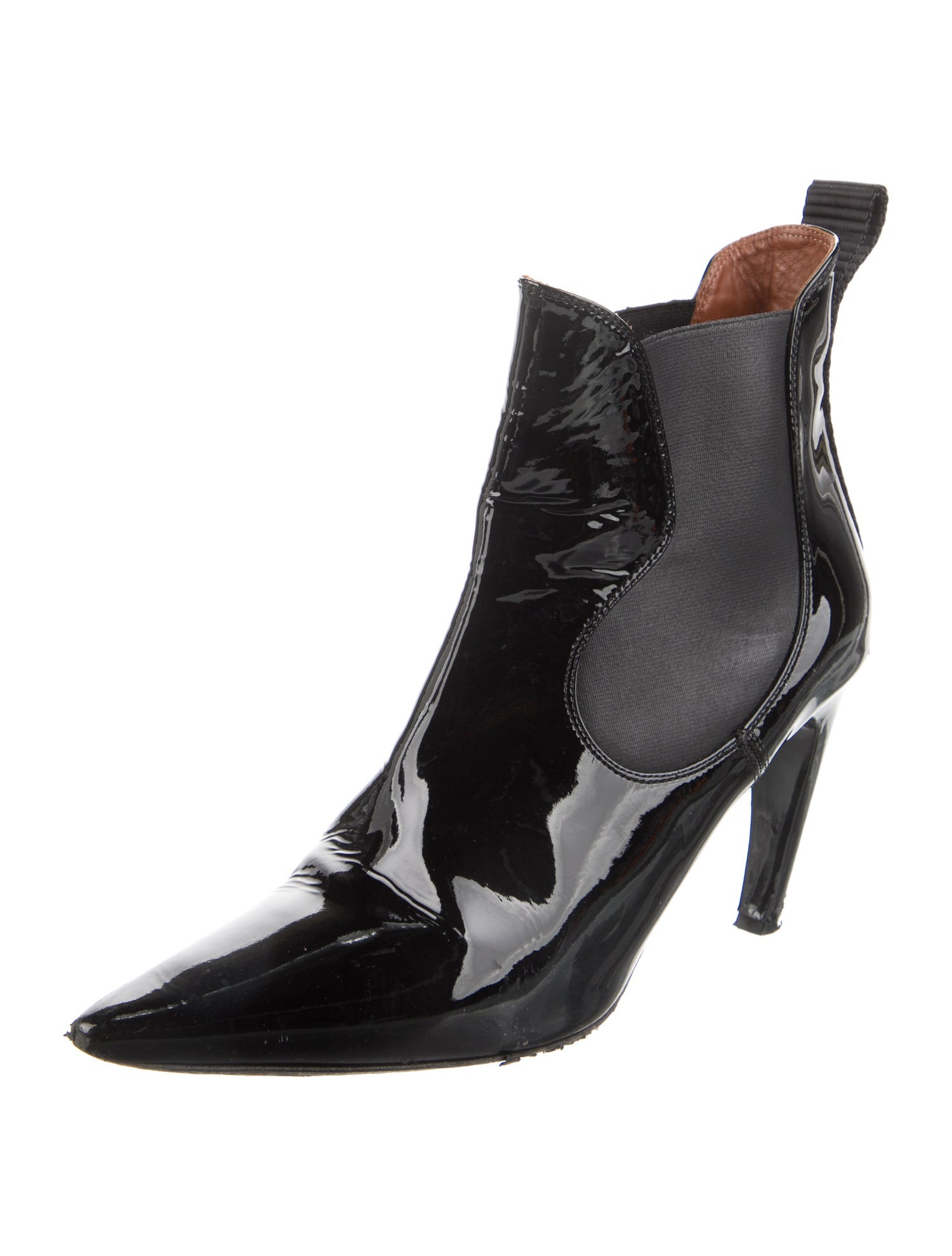 Proenza Schouler Patent Leather Chelsea Boots