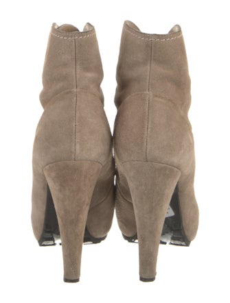 Proenza Schouler Suede Lace-Up Boots