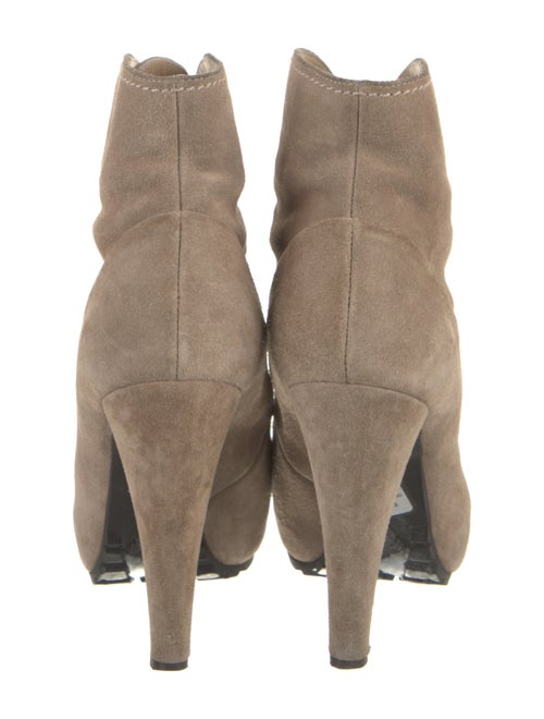 Proenza Schouler Suede Lace-Up Boots