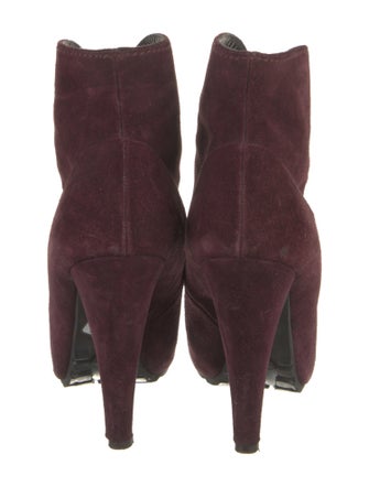 Proenza Schouler Suede Lace-Up Boots