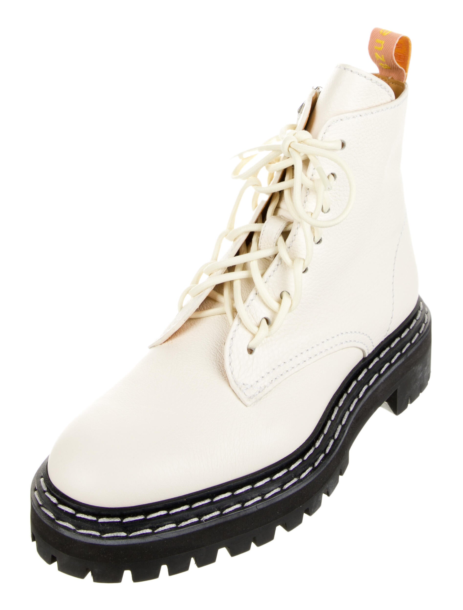 Proenza Schouler Leather Combat Boots