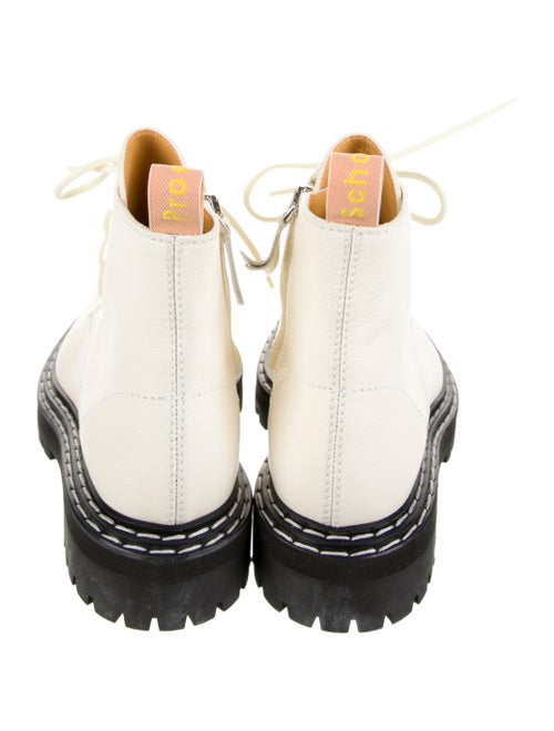 Proenza Schouler Leather Combat Boots