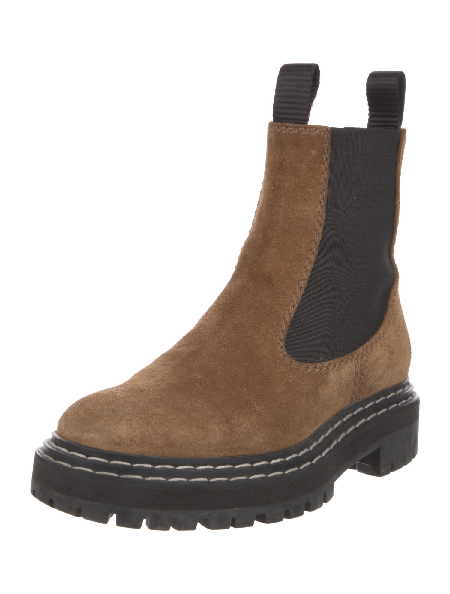 Proenza Schouler Suede Chelsea Boots