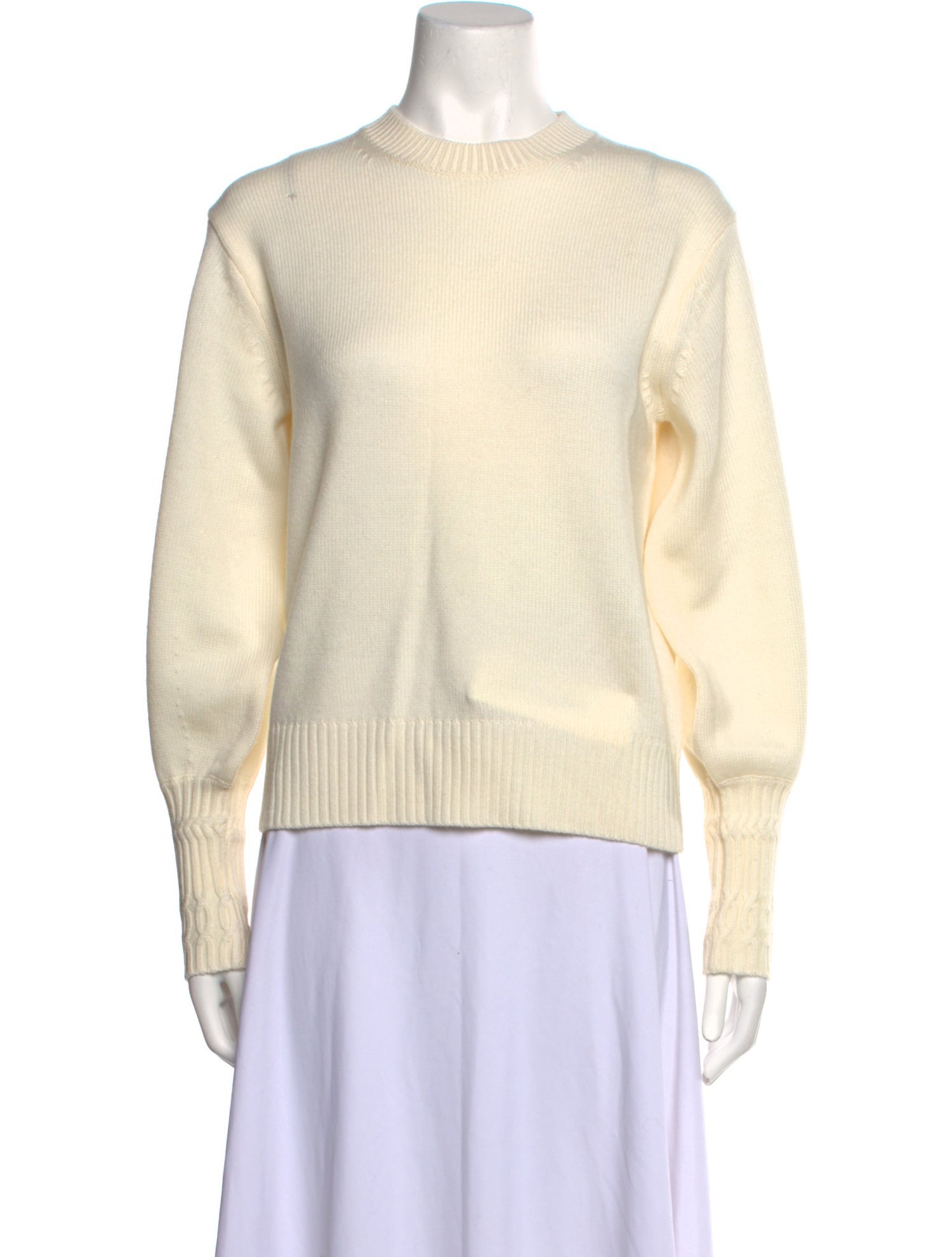 Proenza Schouler Merino Wool Crew Neck Sweater