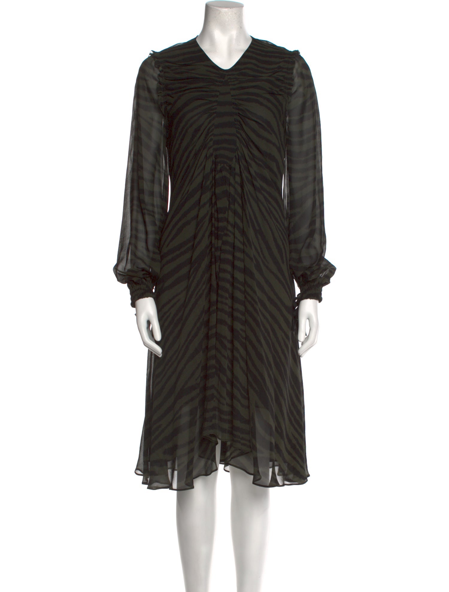 Proenza Schouler Silk Midi Length Dress