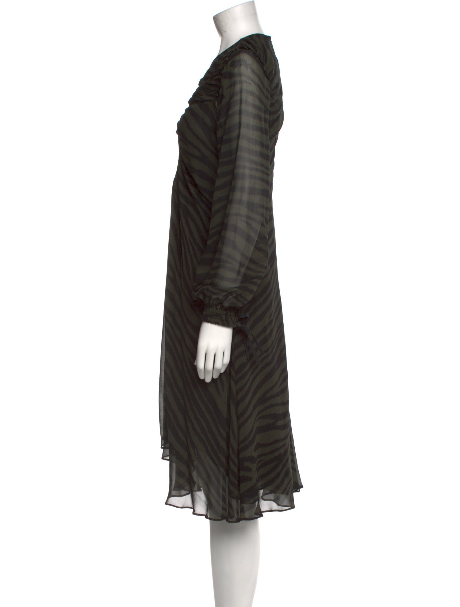 Proenza Schouler Silk Midi Length Dress