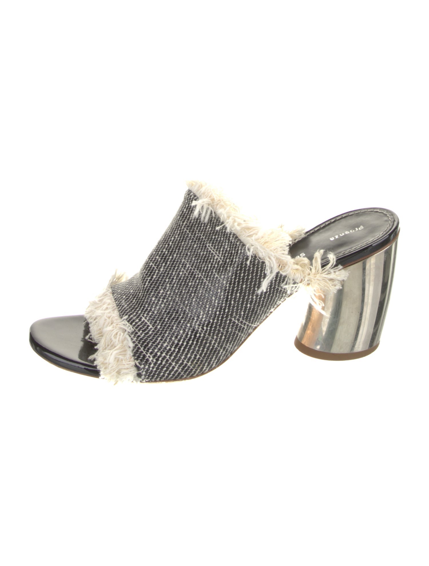 Proenza Schouler Fringe Trim Accent Slides