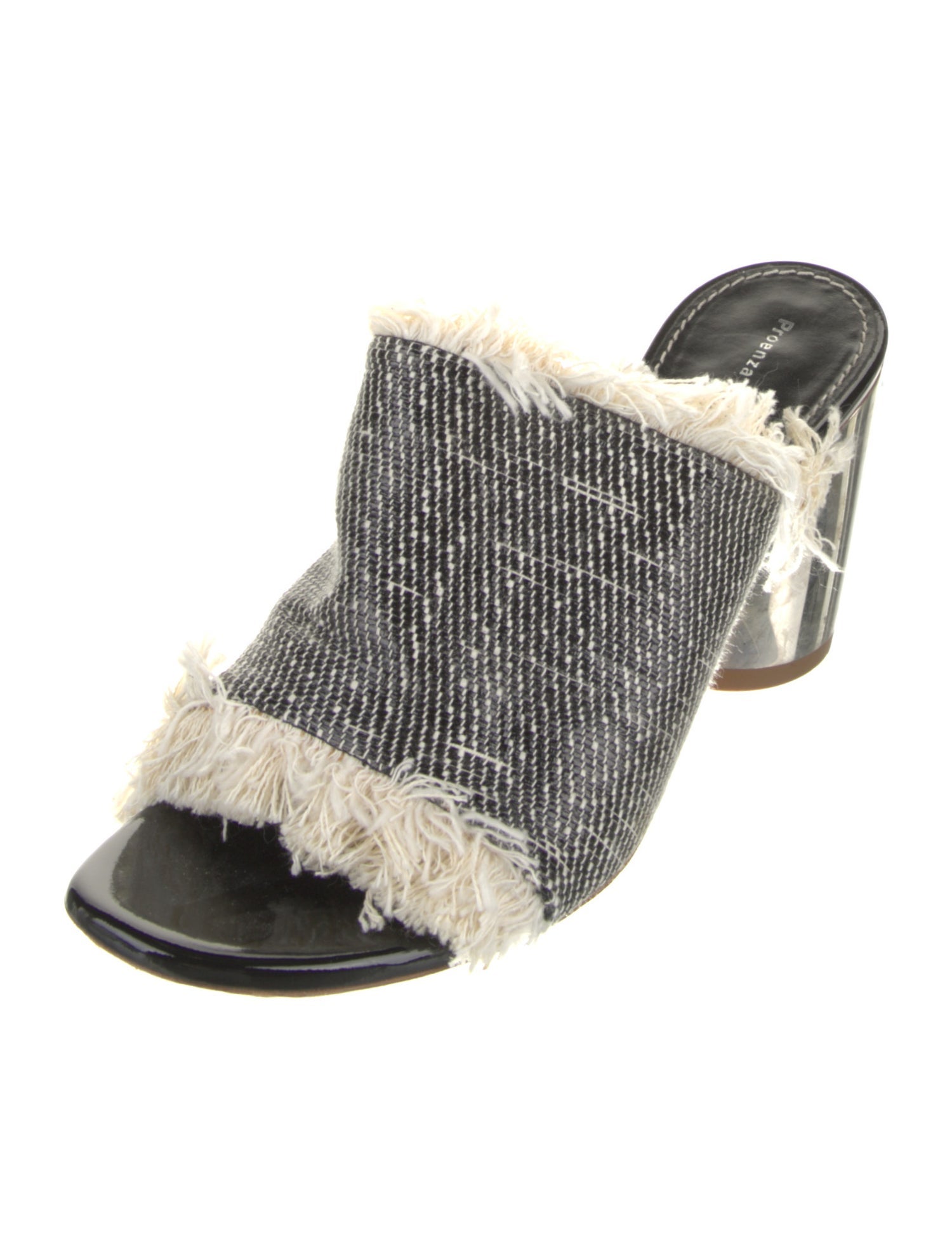 Proenza Schouler Fringe Trim Accent Slides