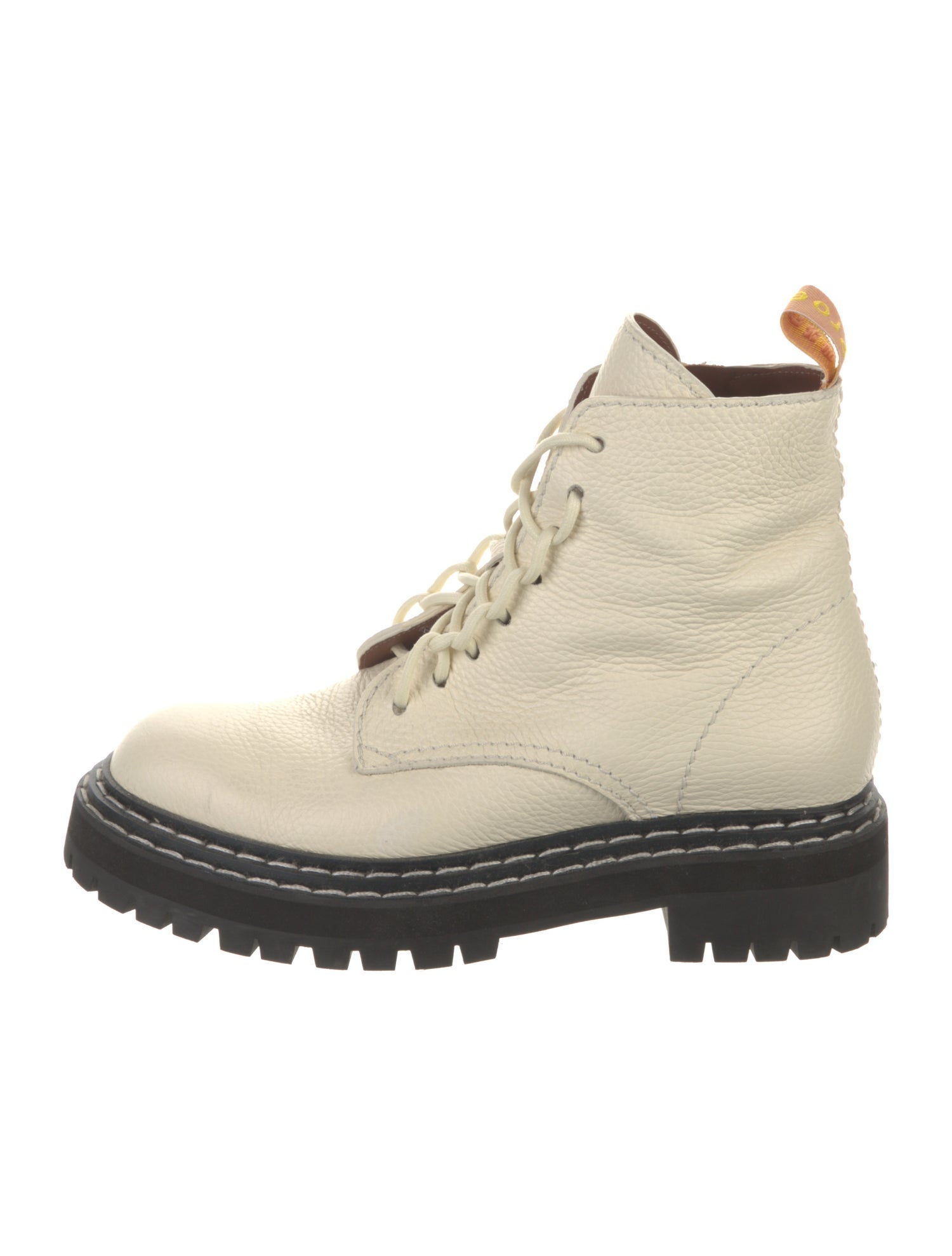 Proenza Schouler Leather Combat Boots