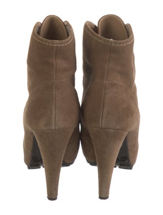 Proenza Schouler Suede Lace-Up Boots