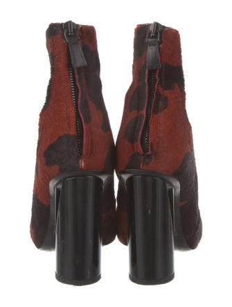Proenza Schouler Ponyhair Printed Boots