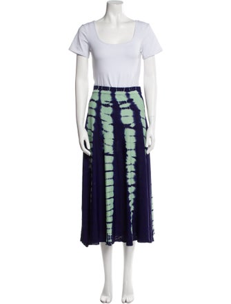Proenza Schouler Tie-Dye Print Skirt Set