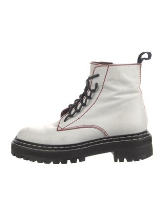 Proenza Schouler Leather Combat Boots