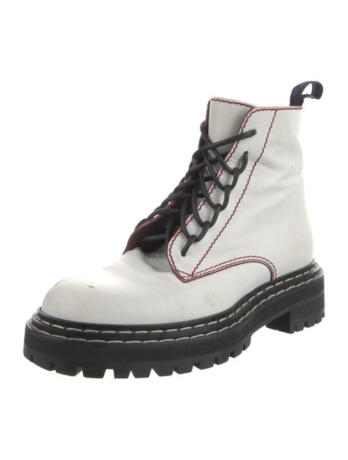 Proenza Schouler Leather Combat Boots
