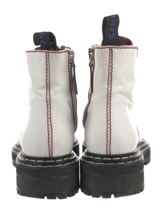 Proenza Schouler Leather Combat Boots