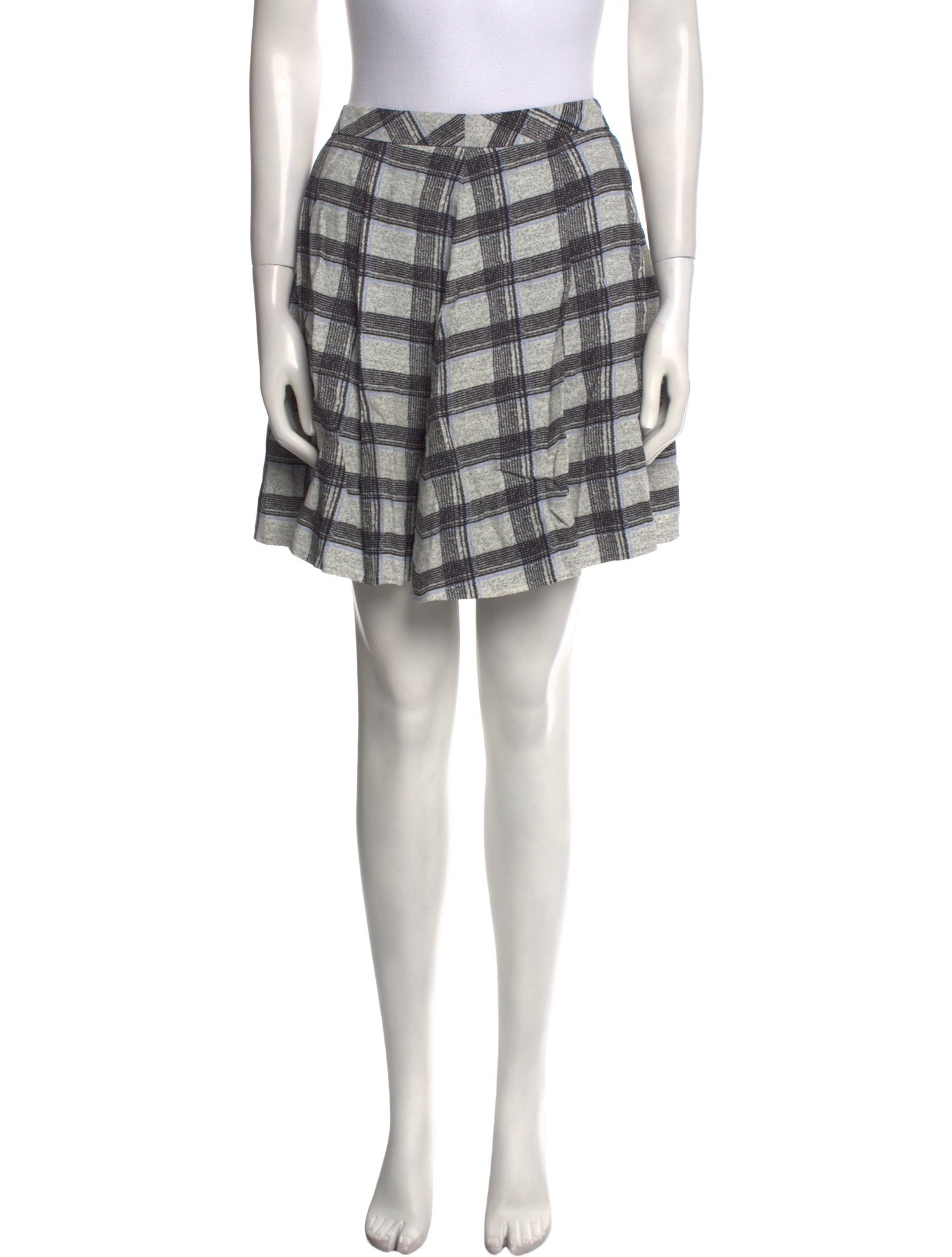 Proenza Schouler Plaid Print Mini Skirt