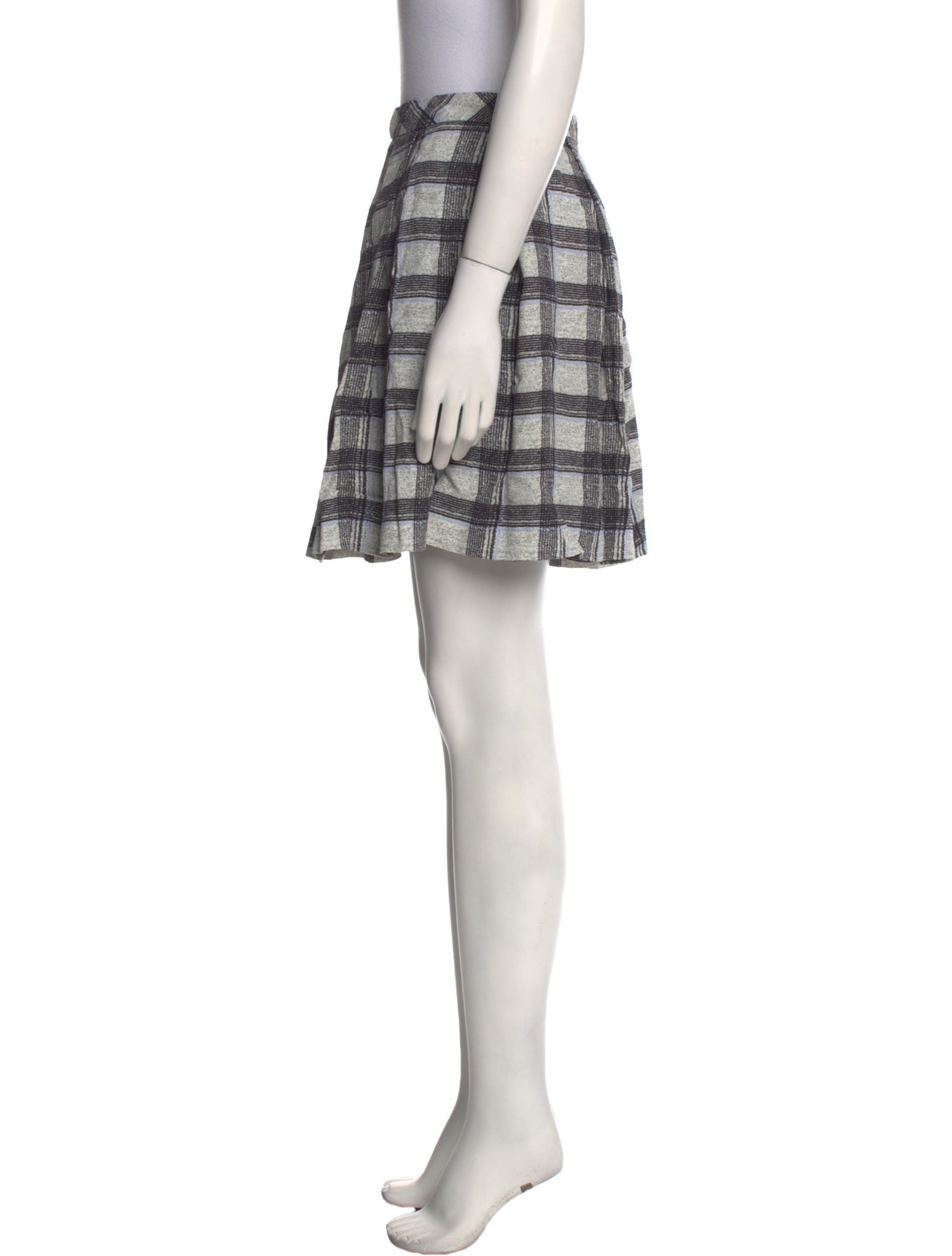 Proenza Schouler Plaid Print Mini Skirt