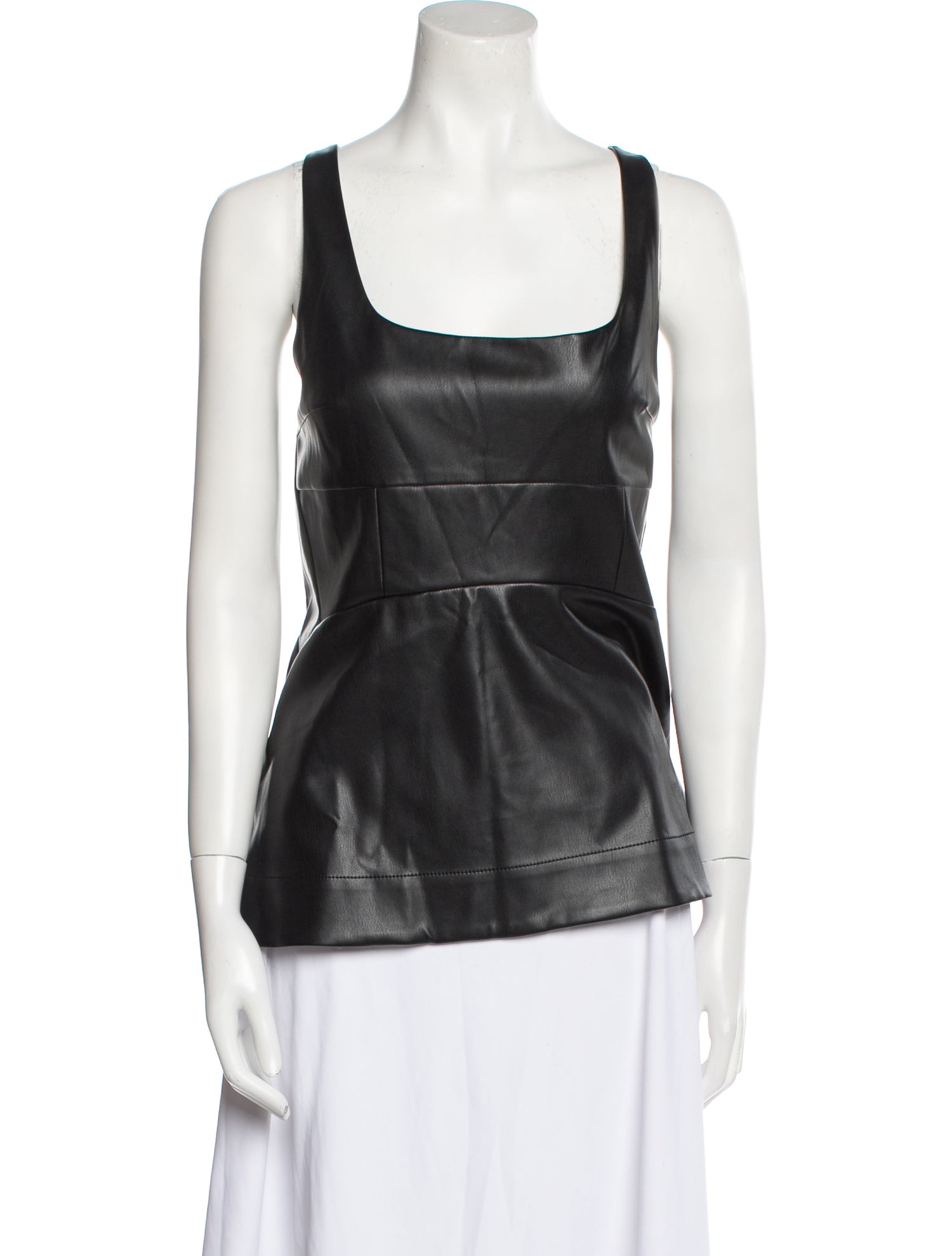 Proenza Schouler Square Neckline Sleeveless Top
