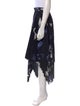 Proenza Schouler Floral Print Midi Length Skirt
