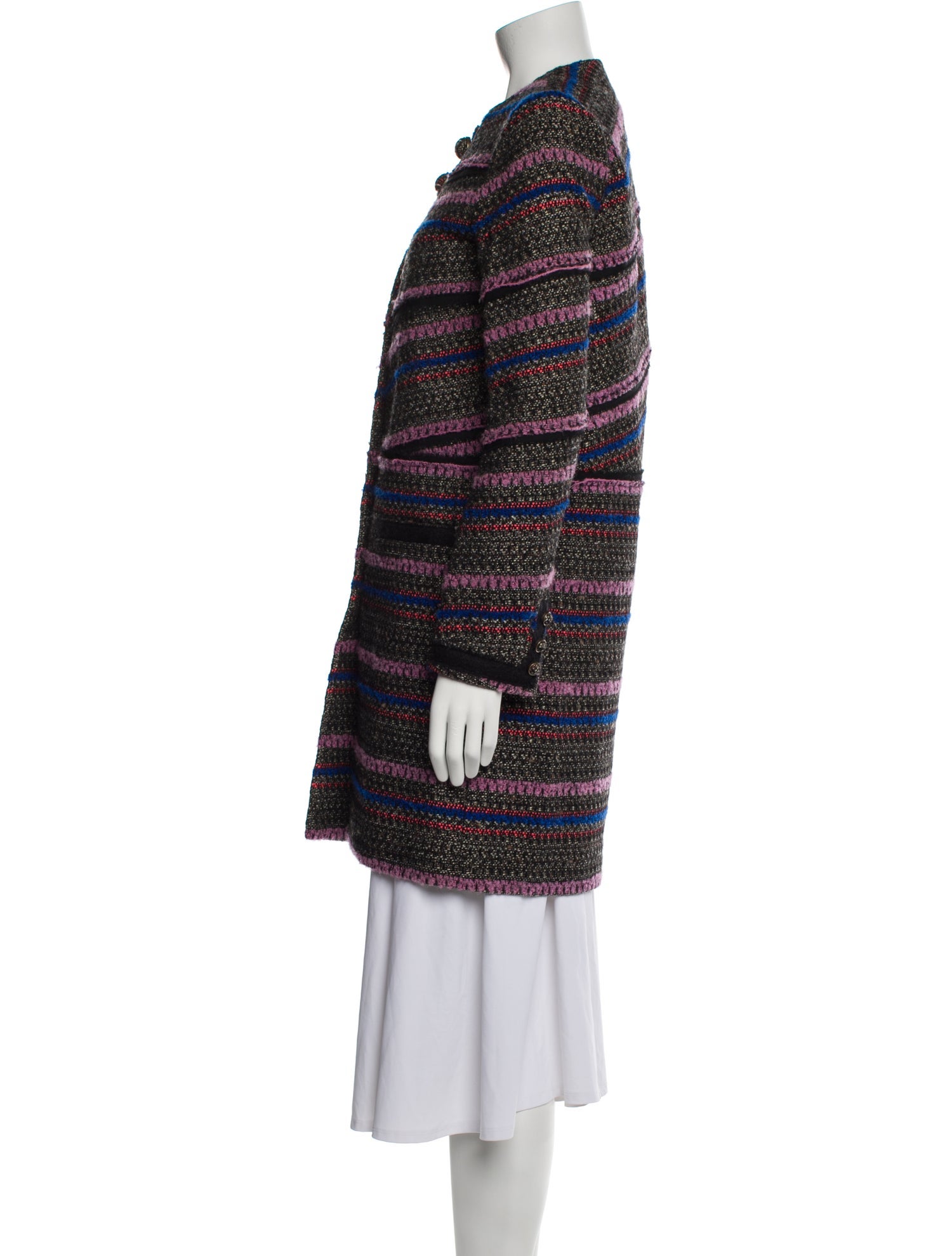 Proenza Schouler Virgin Wool Tweed Pattern Coat