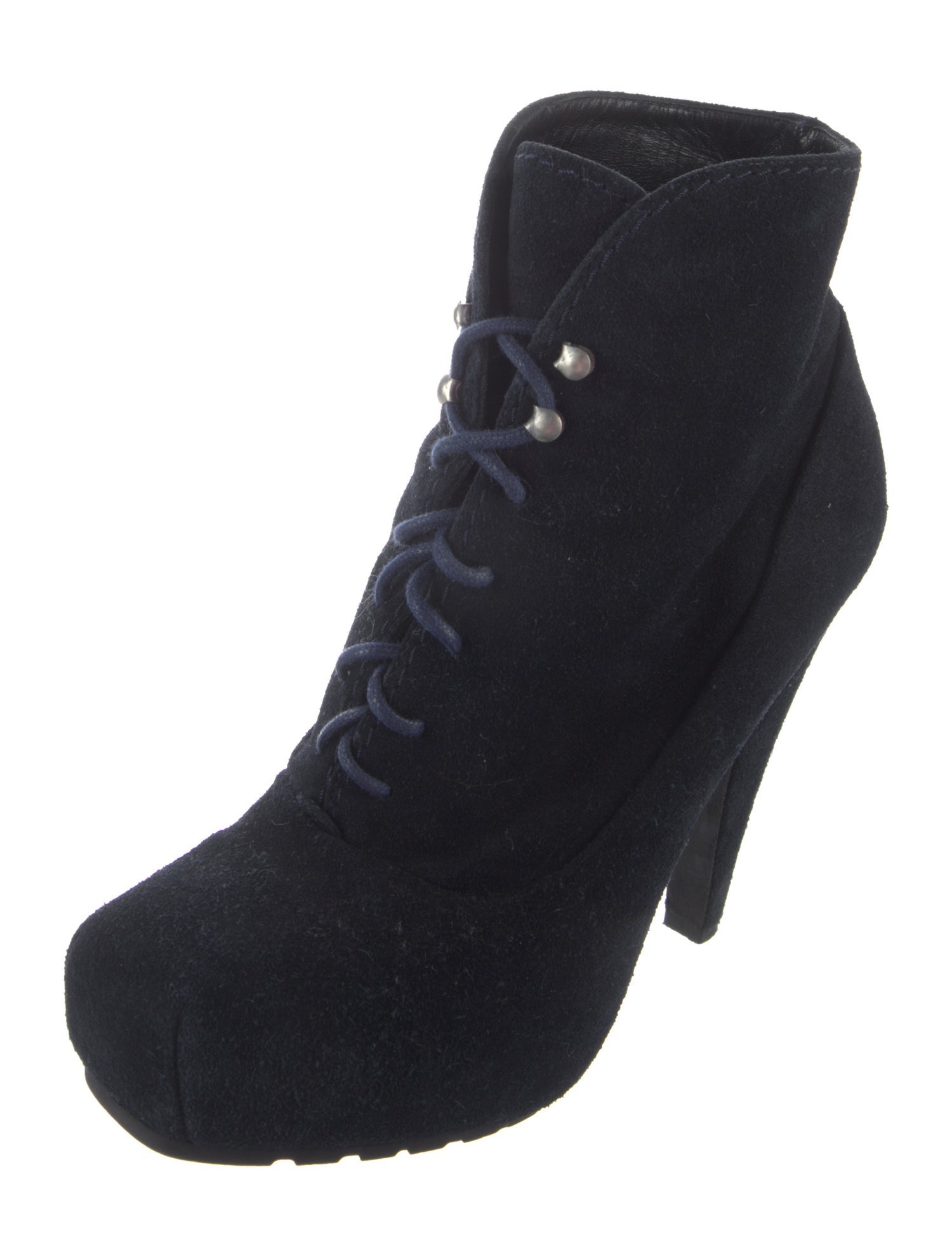 Proenza Schouler Suede Lace-Up Boots