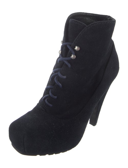 Proenza Schouler Suede Lace-Up Boots