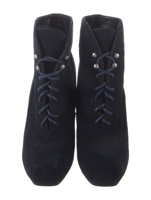 Proenza Schouler Suede Lace-Up Boots