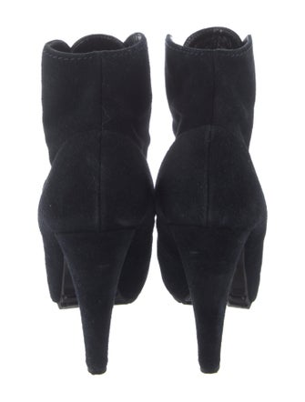 Proenza Schouler Suede Lace-Up Boots