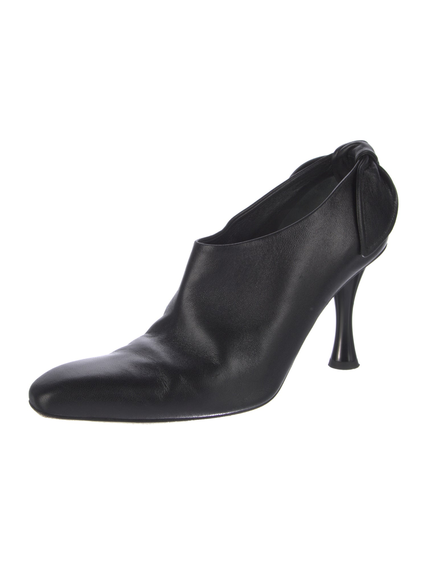 Proenza Schouler Leather Bow Accents Pumps