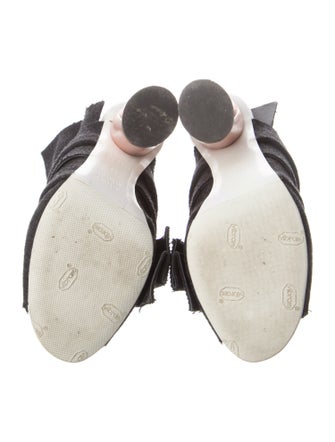 Proenza Schouler Wool Pleated Accents Mules