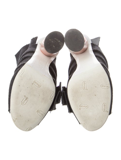 Proenza Schouler Wool Pleated Accents Mules