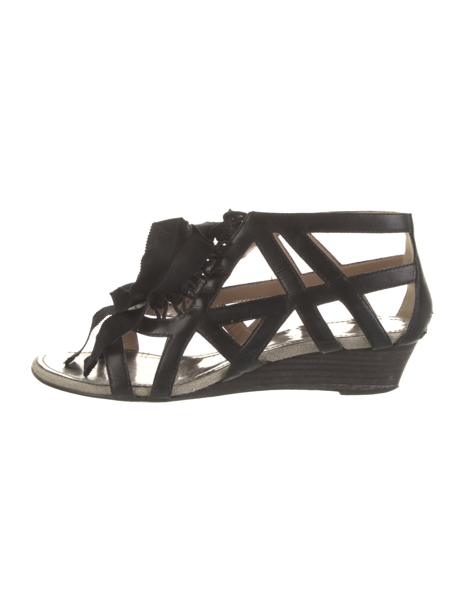 Proenza Schouler Leather Cutout Accent Gladiator Sandals