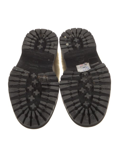 Proenza Schouler Leather Fur Trim Mules